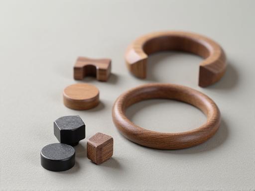 Minimalist Unisex Wooden Jewelry