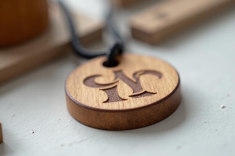 Personalized Wooden Necklace