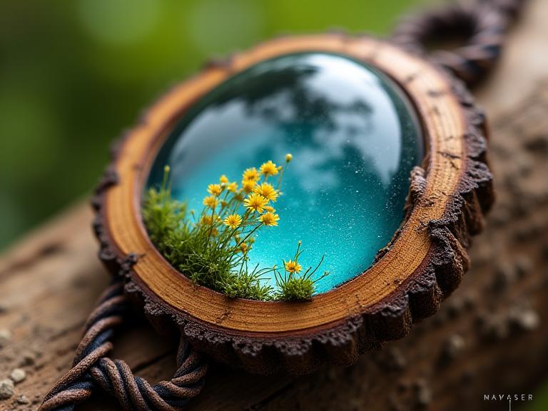 Wood and Resin Nature Jewelry